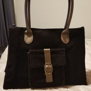 Brown Suede Tote (BOGO)